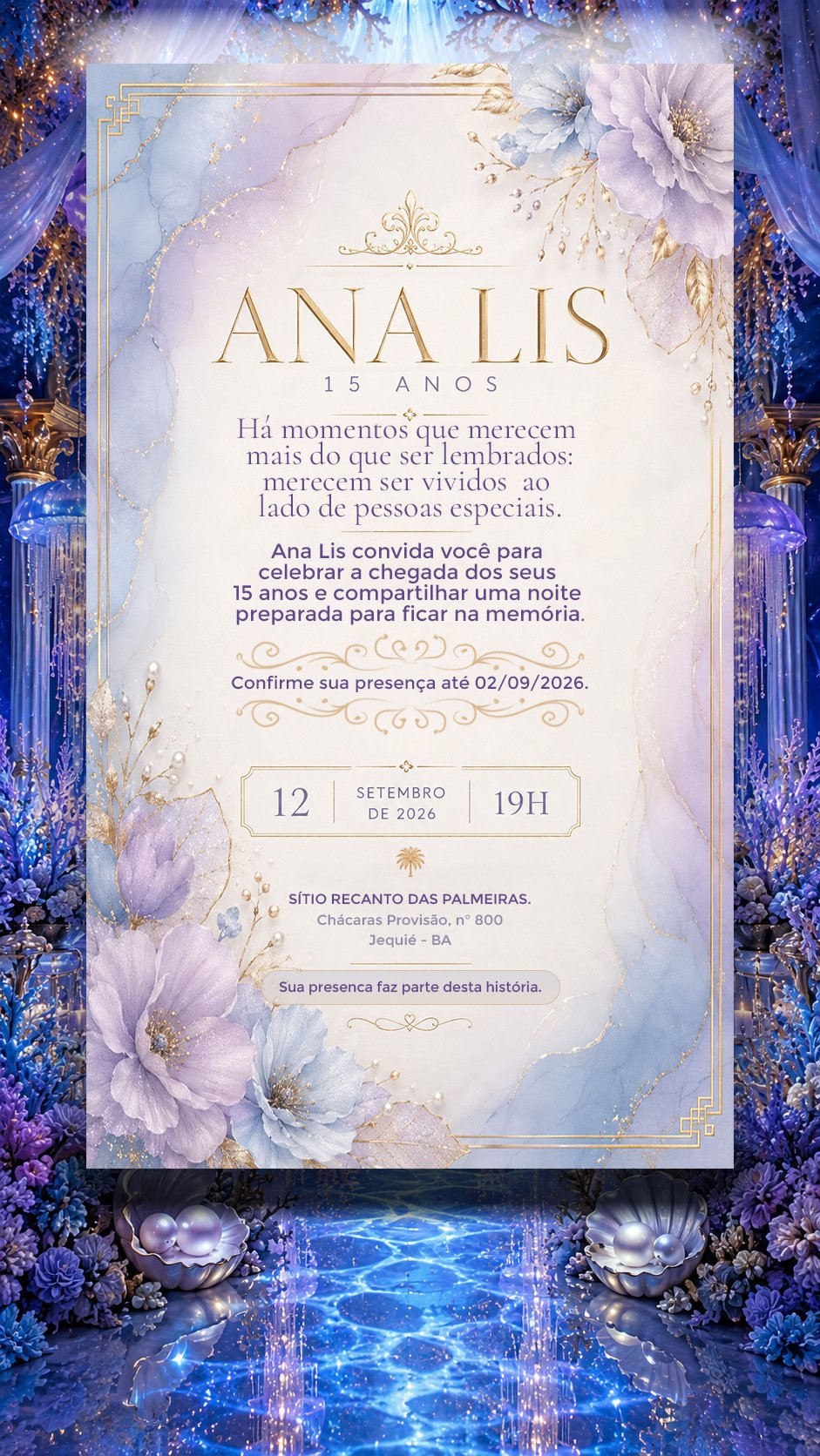Convite de Ana Lis