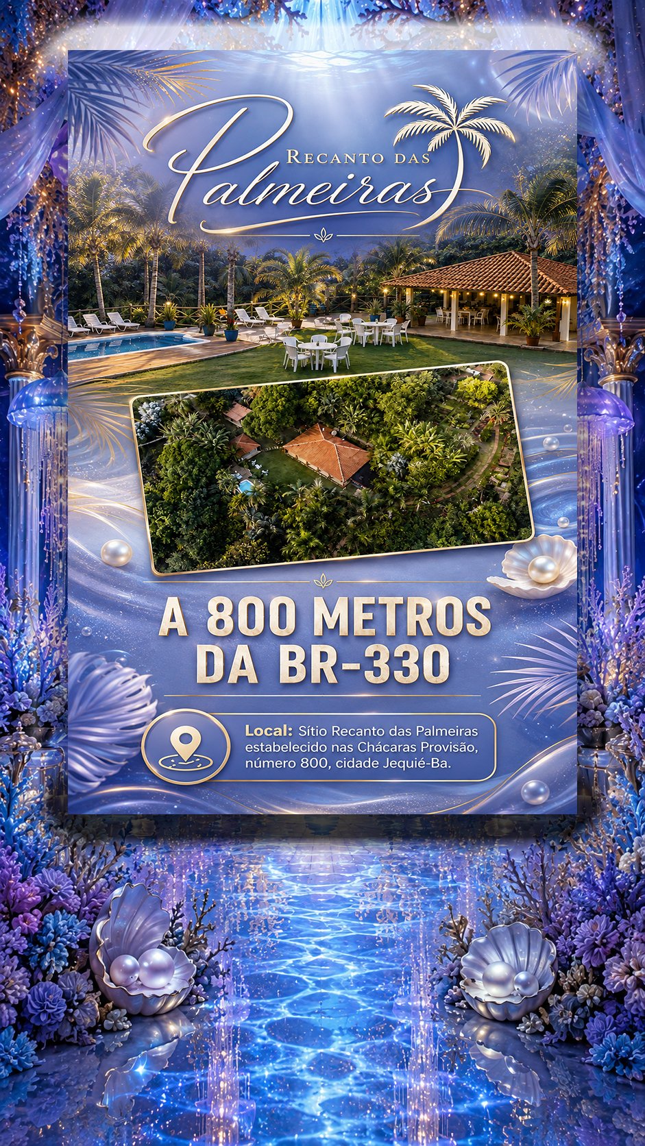 Localização da celebração de Ana Lis