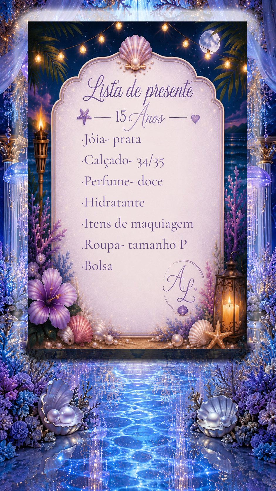 Sugestão de presentes para Ana Lis
