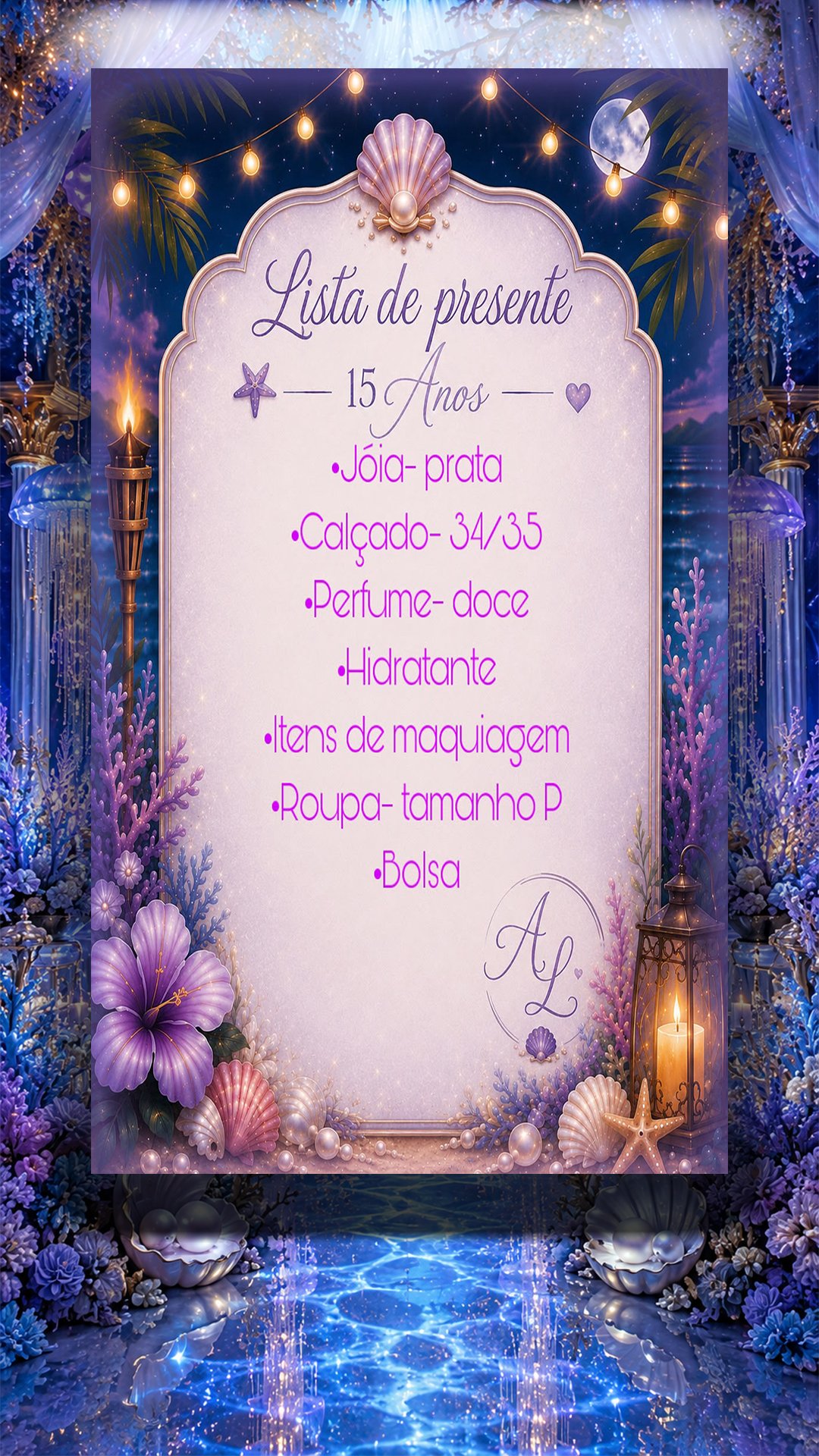 Sugestão de presentes para Ana Lis